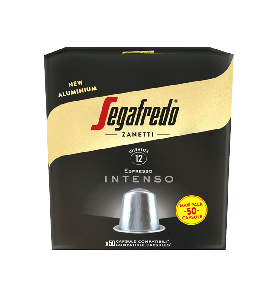 Segafredo Zanetti - Intenso 咖啡鋁膠囊（適用於 Nespresso)（50 顆）