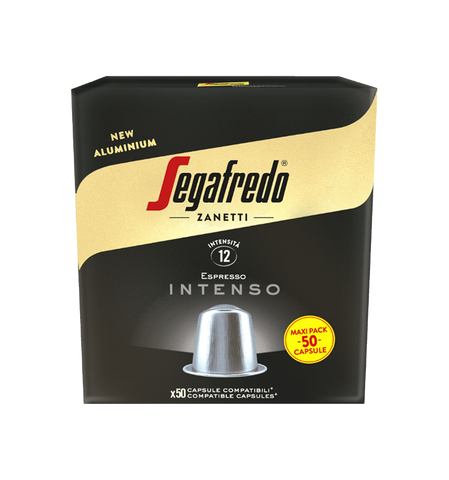 Segafredo Zanetti - Intenso 咖啡鋁膠囊（適用於 Nespresso)（50 顆）