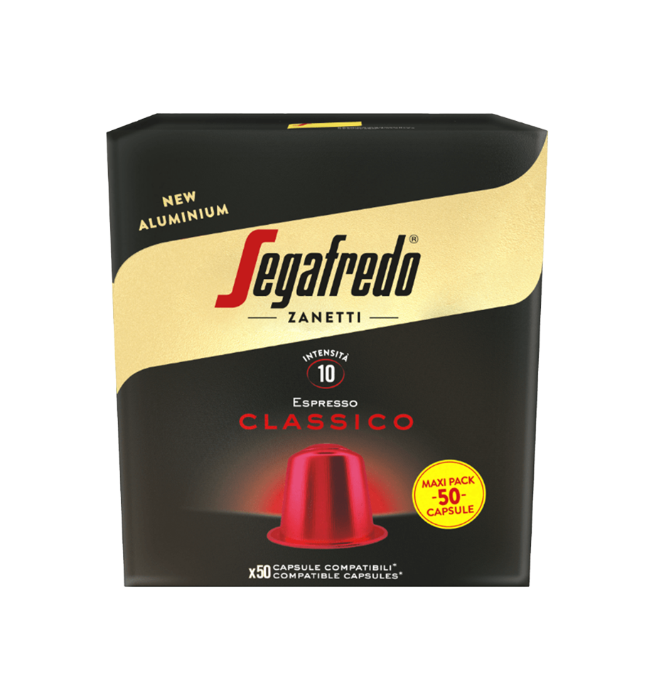Segafredo Zanetti - Classico 咖啡鋁膠囊（適用於 Nespresso®）（50 顆）