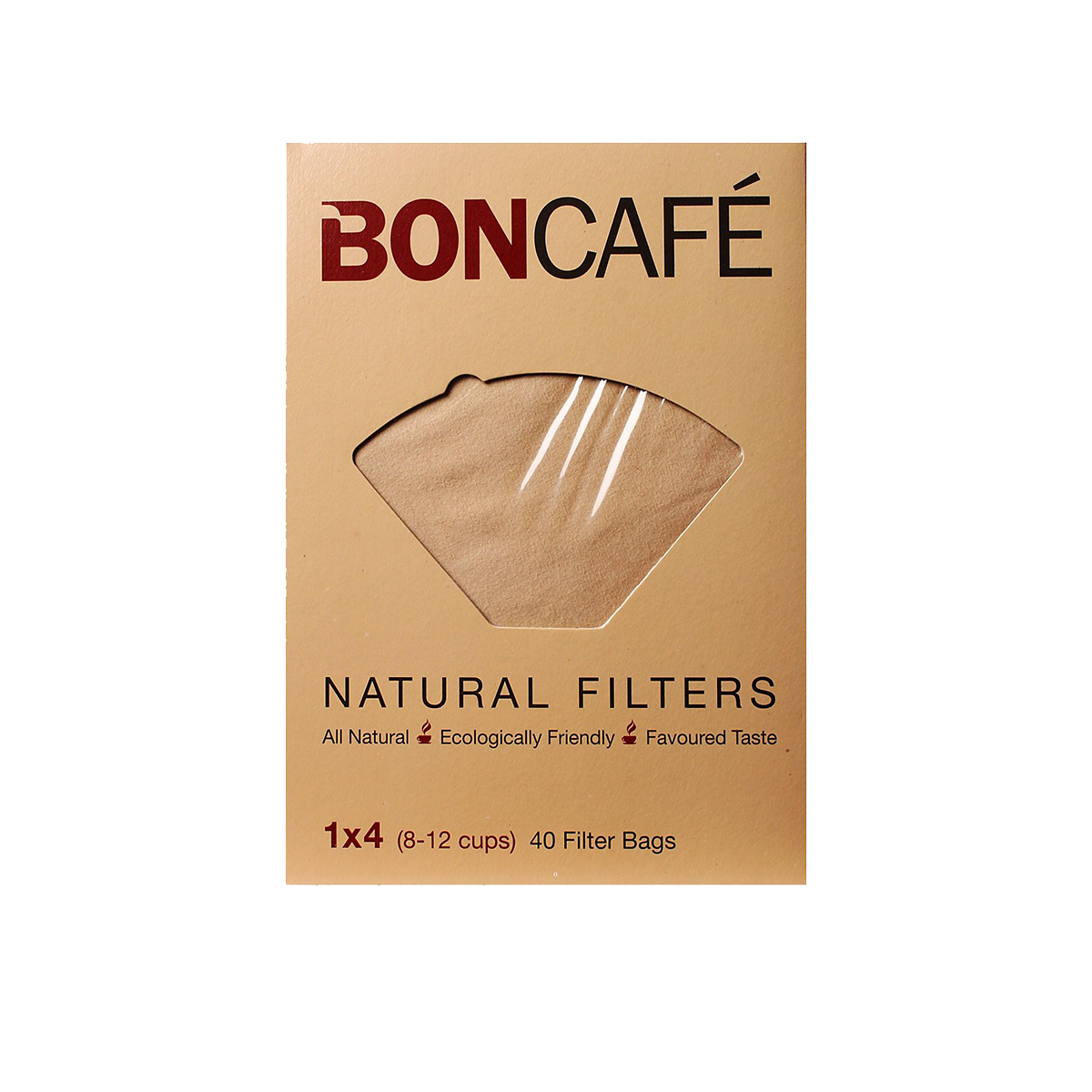 Boncafé - 天然咖啡濾紙 1x4（8-12 杯）