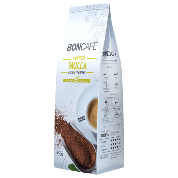 Boncafé - 美食系列 研磨咖啡：摩卡混合咖啡（100% 阿拉比卡咖啡）（200 克）