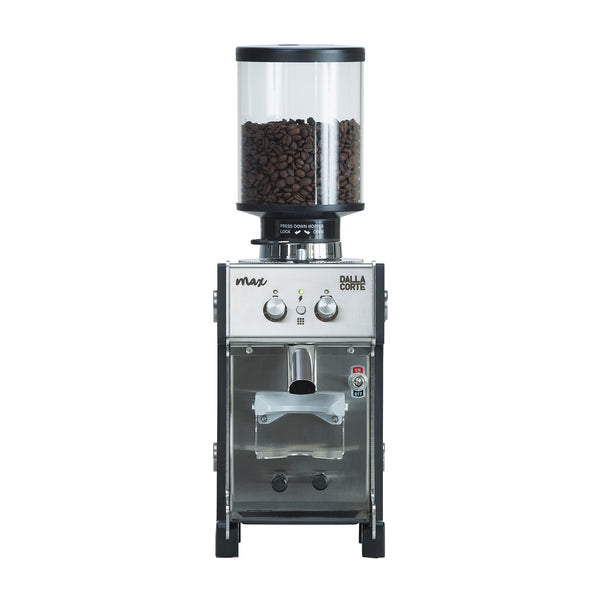 Front view of Dalla Corte Grinder Max (Earth Oak)