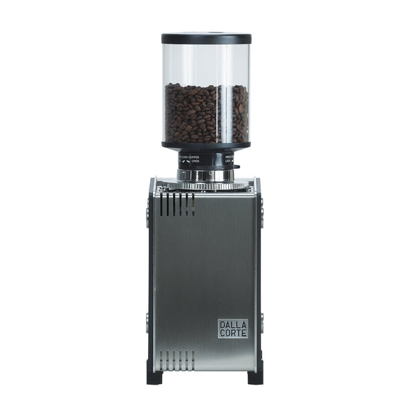 Back view of Dalla Corte Grinder Max (Light Oak)