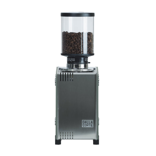 Back view of Dalla Corte Grinder Max (Moon Grey)