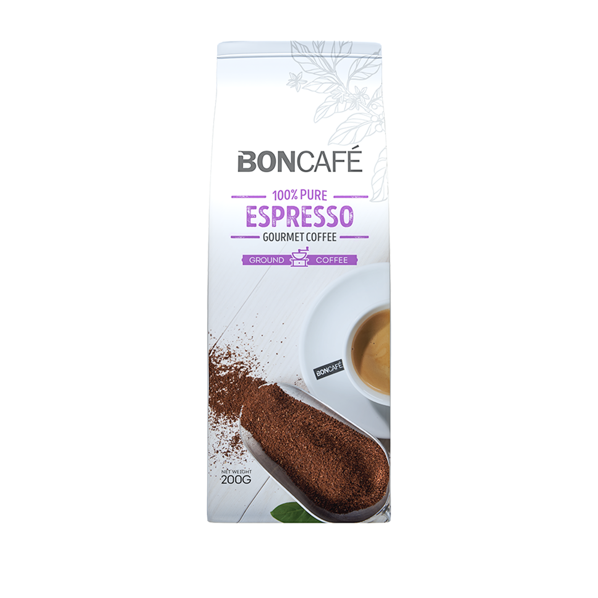 Boncafé - 美食系列 研磨咖啡：濃縮咖啡混合（100% 阿拉比卡咖啡）（200 克）